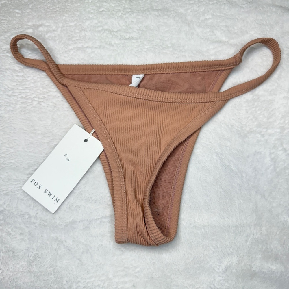 Fox Swim size M Tan Bikini Bottom